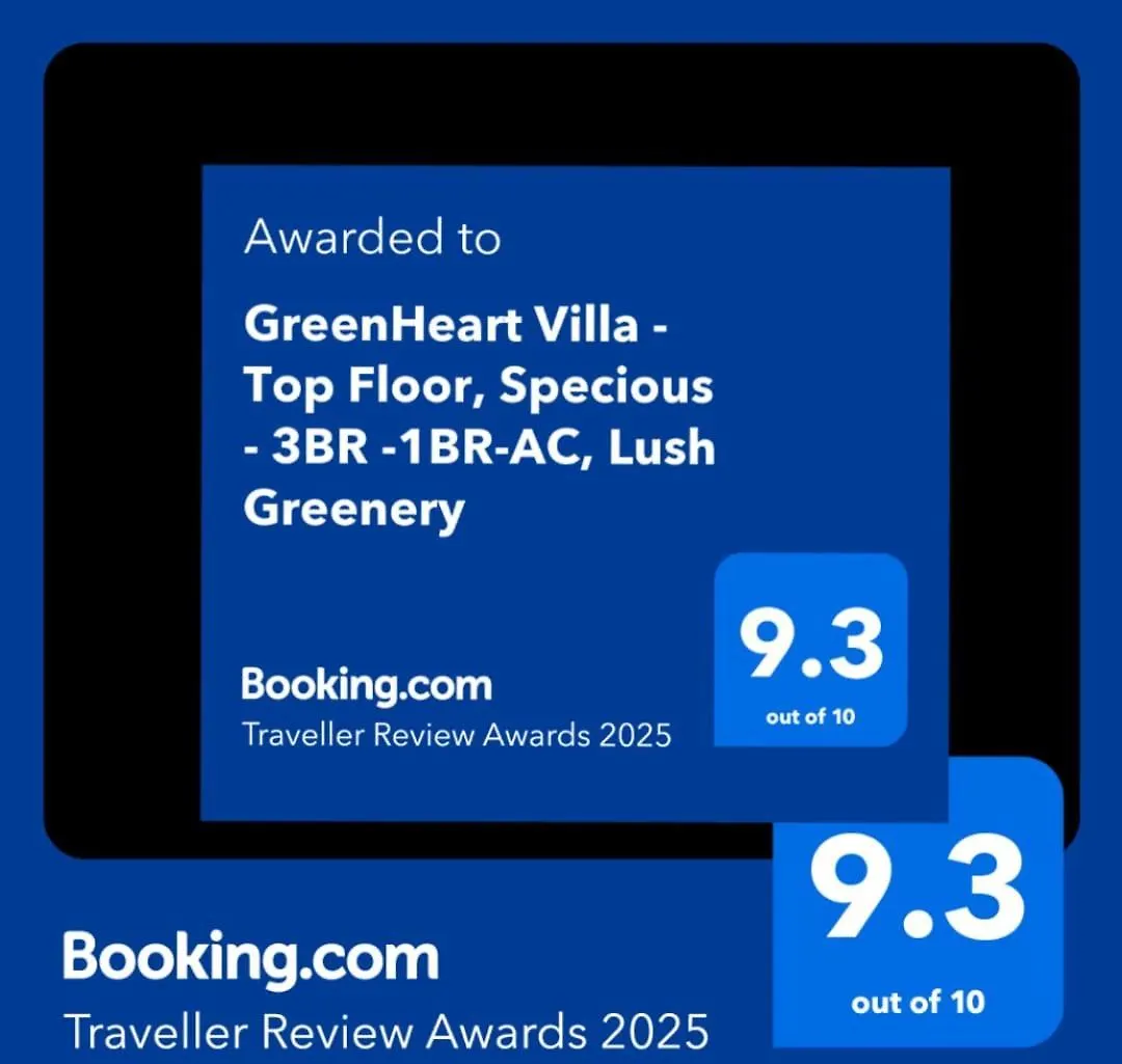 Greenheart Villa- Top Floor, Specious 3Br-1Br Ac - Hot W, Peace In Greenary & Fresh Air -Travel Awards 2025 Maharagama Apartamento